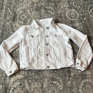 Hudson Cropped Denim Trucker Jacket